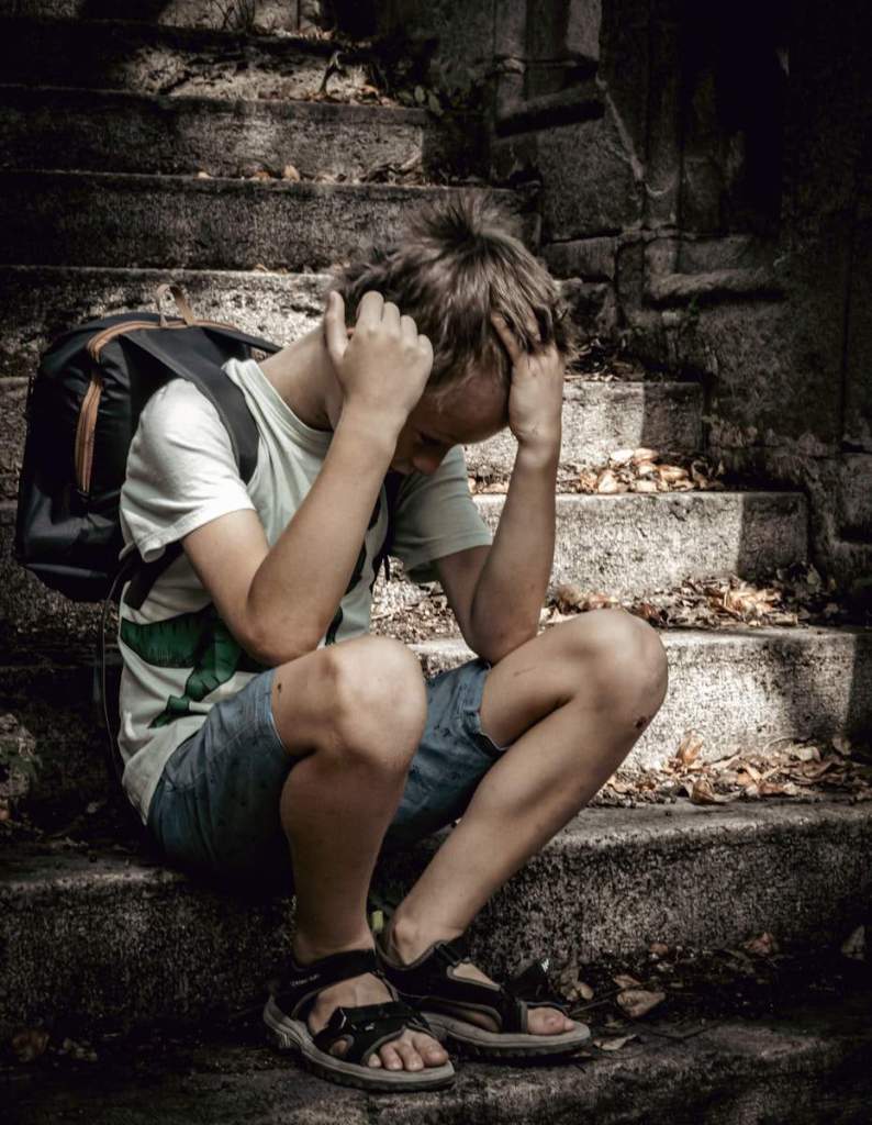 Collégien en refus scolaire anxieux