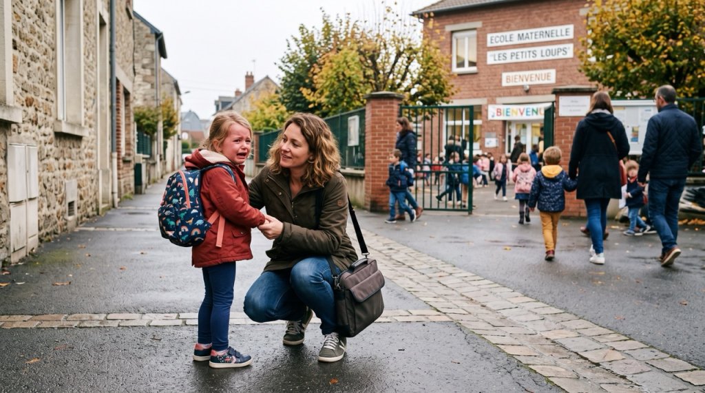 <em>Mon enfant pleure tous les matins</em> pour aller à l'école : voici comment (ne pas) l'aider